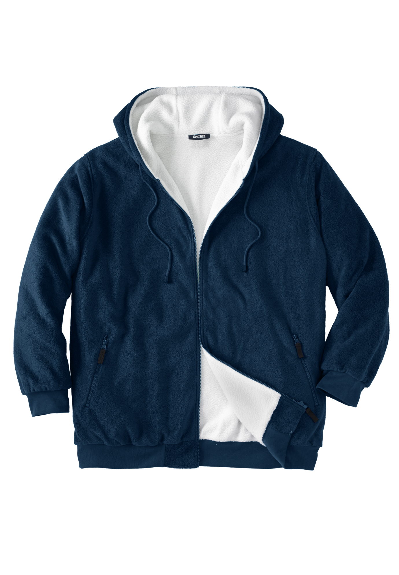 mens big and tall sherpa pullover
