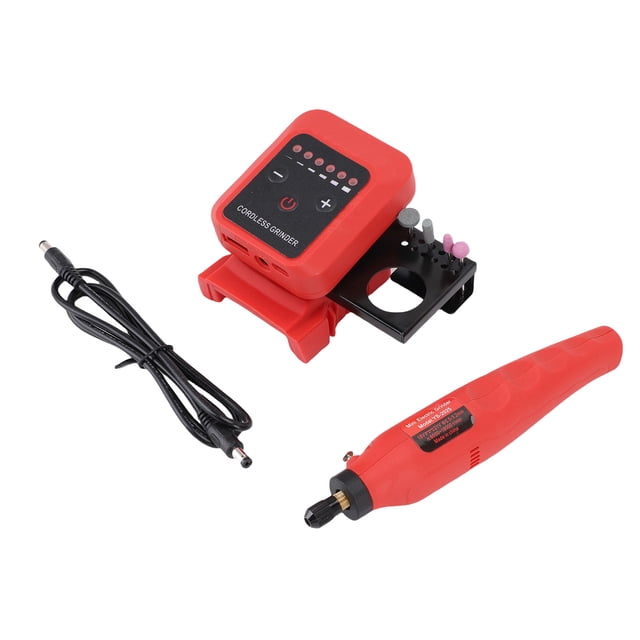 Kit De Herramientas Rotativas Eléctricas, Kit De Herramientas Rotativas De 6000 A 18000 RPM, Salida USB Tipo C Inalámbrica Para Artesanías De Resina