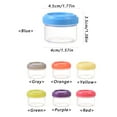 4PCS Mini Clear Jars With Leakproof Lids Round Clear Kid Food