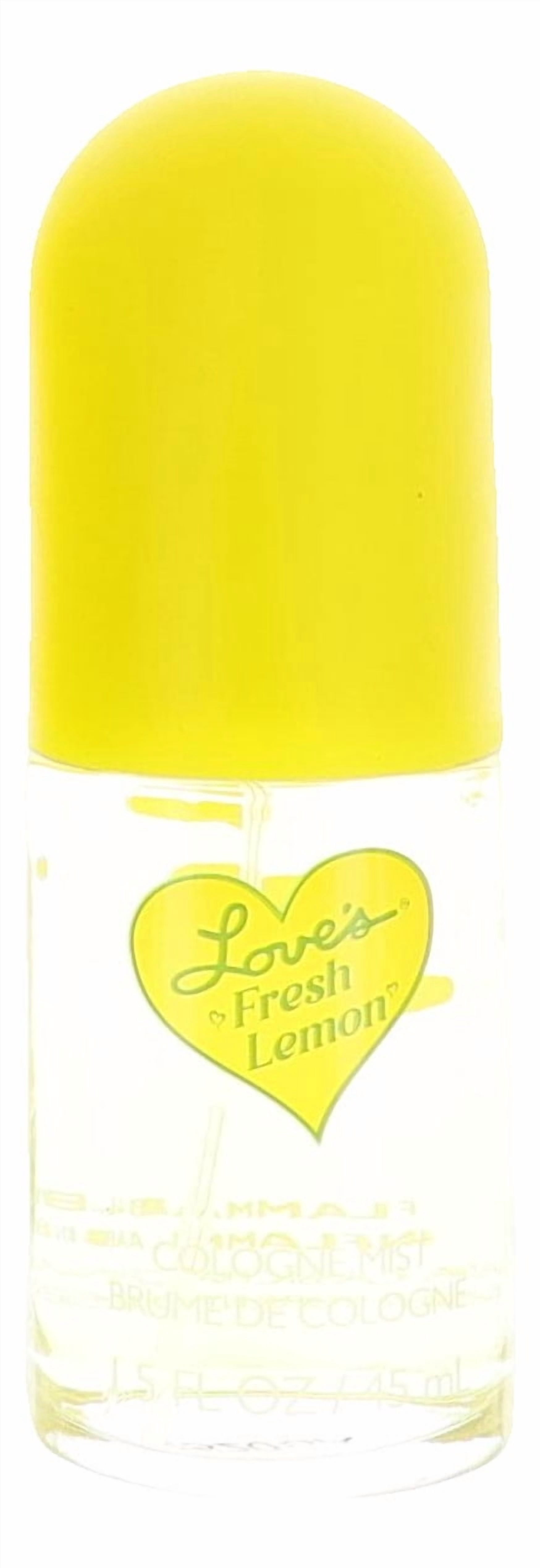 Loves Baby Soft Fresh Lemon by Dana, 1.5oz Cologne Body Mist women