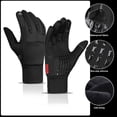 thumbnail image 4 of TIMIFIS Gants d'Hiver Gants de Course en Plein Air Gants de Cyclisme Écran Tactile Gants d'Hiver pour Hommes Doublures de Gants Gants de Randonnée Gants Chauds par Temps Froid Gants de Neige Gants de Moto, 4 of 6