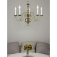 thumbnail image 4 of Livex Lighting Lustre 5005-91 Sans Nuances, Nickel Brossé, 4 of 4