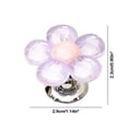 thumbnail image 3 of Funda universal de botones de inodoro con adhesivo - Protector floral para uñas para facilitar la cisterna, se adapta tanto a depósitos redondos como rectangulares, 3 of 6