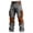 Dark Gray@GC@, variant on Mens Baggy Cargo Pants Wide Leg Knit Pants for Men Trendy Elastic Waist Patchwork Color Soft Athletic Joggers With Pocket