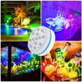 thumbnail image 5 of Submersible LED Pond Lights 2 Pack with Remote 16 Colors IP68 Waterproof for Pool Fountain Aquarium Outdoor Decoration(B-S), 5 of 6