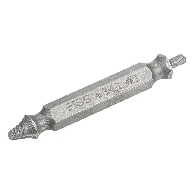 Unique Bargains Extracteur de Vis en Acier Chromé Haute Vitesse 4341 Rayé Endommagé