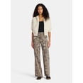 thumbnail image 3 of No Boundaries Wide Leg Cargo Pants, 31.5" Inseam, Women's and Women's Plus XXS-4X, 3 of 5