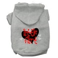thumbnail image 4 of Pet, Dog  Cat Hoodie Screen Printed, "Little Flirt", 4 of 10