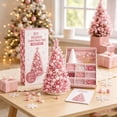 thumbnail image 3 of Dreamy Candy Style Christmas Tree Pearl Beaded Art DIY Craft Kit, 3D Sparkling Gentle Color Pearls Diamond Beads Craft Kit for Holiday Table Mantel Window Home Decoration Festive Friendship Gift, 3 of 5