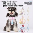 thumbnail image 2 of Small Dog Chest Harness with Bow, Cute Harness for Kitty Puppy Bunny,djustable Kitten Harness and Leash Set, 2 of 8