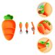 thumbnail image 3 of 1 Establecer Utensilios de zanahorias para niños pequeños Suministros de alimentación de paja de cuchara de cuchara, 3 of 6