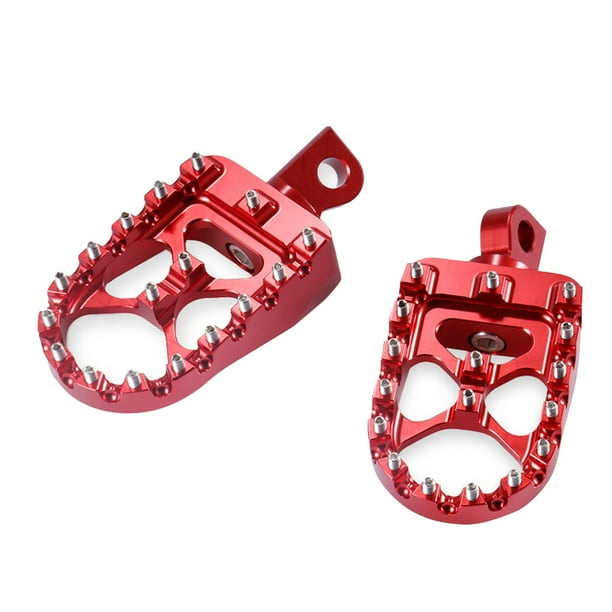 Reposapiés antideslizante para motocicleta Estriberas para XL883 XL883R rojo Baoblaze Pedales de moto