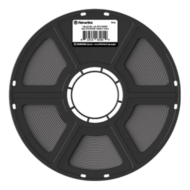 Impresora MakerBot Sketch de filamento PLA gris compatible con 1 kg