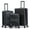 Black, variant on Concepten ABS Luggage Sets 3 Piece, Suitcase Set (20/24/28)Hardside Suitcase with Spinner Wheels Travel Luggage, Carry on Luggage with TSA Lock (Black)