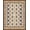 Ivory Charcoal Rust, Pattern 2, variant on ODIKA Cow Spotted Print Southwestern Aztec Fabric Cattle Skin Cowprint Foldable Easy Care for Queen Size Bedroom, Under Bed, Master Suite
