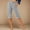 GY2, variant on DuoJiaJ Capri Pants for Women with Pockets Elastic Waist Cropped Work Pants Beige XXL
