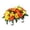 C, variant on Large Artificial Headstone Flower Saddle Cemetery Grave Decoration 34 Roses Memorial Silk Bouquet Outdoor Weather-Resistant Tombstone Floral Arrangement for Cemetery Tribute