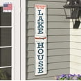 thumbnail image 4 of My Word! Welcome to the Lakehouse Porch Board Welcome Sign & Porch Leaner for Front Porch Deck Patio or Wall - Indoor Outdoor Farmhouse Rustic Vertical Home Decor 8"x46.5", 4 of 5