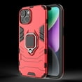 thumbnail image 3 of Military Shockproof for iPhone 13 Protective Case Heavy Duty Armor Rugged Sturdy Phone Cases with Ring Kickstand Bumper Anti-Scratch Cover for iPhone 13,Red, 3 of 7