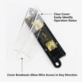 thumbnail image 2 of 100A ANL Fuse Holder Kit - 2pcs Fuse Distribution Block with Visible Cover & 2pcs 100 AMP Inline Fuses - Car Boat Audio Stereo Amplifier Alarm Circuit Protection, 2 of 3