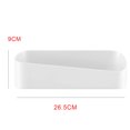 thumbnail image 4 of Estante de almacenamiento sin perforaciones de plástico con fondo hueco, organizador de productos de baño, estantes de almacenamiento de cosméticos para el baño sidaley HA1493-01B, 4 of 6