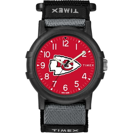 Kansas Jayhawks Watch - Timex - NFL Tribute Collection Recruite Youth Watch, Kansas City Chiefs