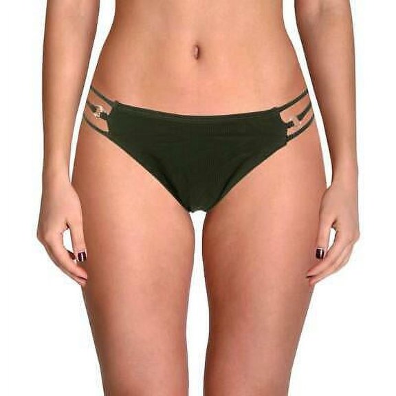 California Waves Women's Ribbed Hipster Bikini Bottom Swimsuit Size XL MSRP $28
