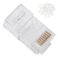 thumbnail image 3 of Connecteur de Câble de Réseaux, 100pcs RJ45 Cat5E Modulaire Cat E Connecteurs Réseaux Modulaire Plug Construction Robuste, 3 of 13