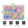thumbnail image 5 of Multi Color Floral Checkered Pattern Door Rugs,Washable Non Slip Door Mats Indoor,Decorative Door Mats,Entry Mat Indoor for Entrance,Bedroom,Kitchen,Bathroom,16"x24", 5 of 6
