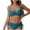 Light Blue, variant on Bikini Sets for Women Trendy Front Wrap Two Piece Swimsuits Tie Lace up Cut Out Bikini Bottom 2 Piece Bathing Suit Swimwear Yellow L