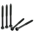 thumbnail image 1 of Unique Bargains 5/16' x 3-1/2' Carbon Steel Phillips Head Half Thread Self-Tapping Hex Lag Screws 5 Pack, 1 of 5