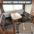 thumbnail image 2 of HELLHERO Camper Sofa Cover Stretch Washable, Compatible with Bench Seats Car Bench RV Dinette Covers(Animal Motif), 2 of 9