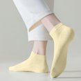 thumbnail image 5 of HongQid Breathable Mesh Ankle Socks for Women Soft Cotton Cushioned Daily Walking Casual Sock Pack Summer Thin Short Socks Odor Breathable Sweat-Absorbing Low-Cut, 5 of 6