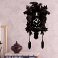 thumbnail image 6 of Walplus 14.5" x 7.9" Black Forest Vintage Quartz Cuckoo Clock, 6 of 12