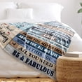 thumbnail image 3 of LHSHID 85th Birthday Gifts for Men Blankets for Men Birthday Gifts for Women Men Mom Dad Grandma Grandpa Soft Throw Custom Blanket 60"x80", 3 of 7