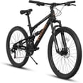 thumbnail image 5 of Ambifirner 24 Inch Steel Frame Shock Fork Plus Shock Absorber 21-speed Unisex Mountain Bike, 5 of 8