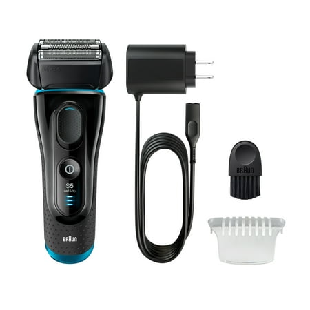 Braun Series 5 5140s Men's Electric Foil Shaver, Wet and Dry, Pop Up Precision Trimmer, Rechargeable and Cordless