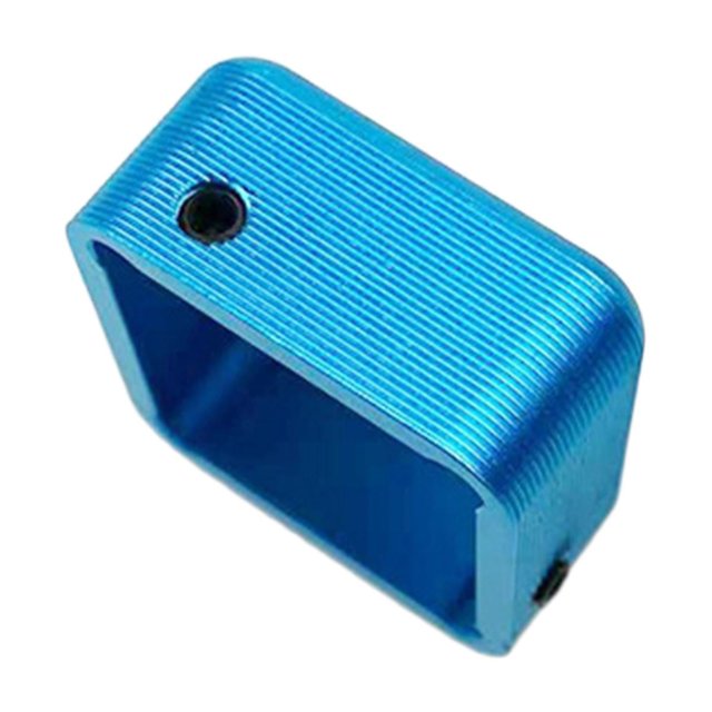 Almencla Billiard Chalk Holder Metal Practical Chalk Carrier Lightweight Portable Blue
