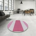 thumbnail image 3 of Ahgly Company Indoor Rectangle Patterned Pink Novelty Area Rugs, 4' x 6', 3 of 6