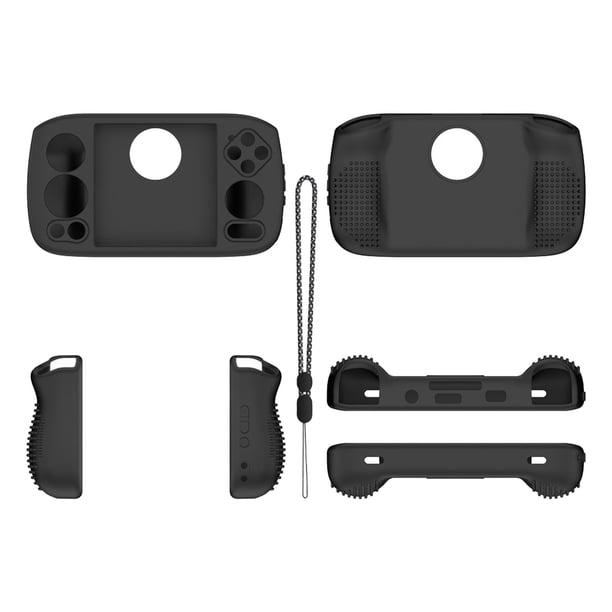 Funda protectora de piel suave para consola de juegos portátil RG Cube Protección contra caídas y golpes con cordón de seguridad