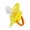 Light Yellow, variant on BotaniNest Puppy Pacifie Pet Dog Silicone Pacifier Toy Puppy Calming Chews For Dog Cat Silicone Pacifier Accessories For Dog Cat (Standard Version: Green+Blue+Yellow)