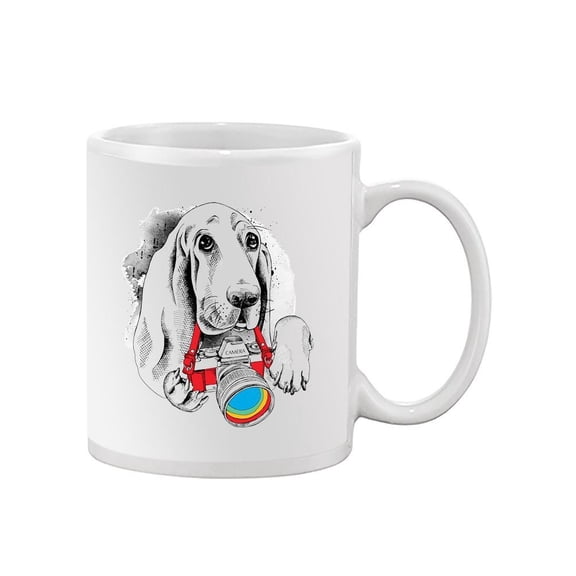 Dog With Color Camera. Mug  -Image by Shutterstock,
