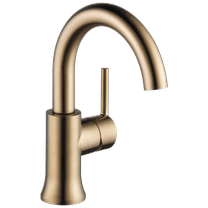 Delta Trinsic Single Handle High-Arc Spout Bathroom Faucet in Champagne Bronze 559HA-CZ-DST