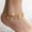 Golden, variant on OPOLSKI Leaf Tassels Two Layer Faux Pearl Beach Sandal Ankle Chain Foot Bracelet Anklet
