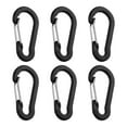 thumbnail image 1 of PENGXIANG 6Pcs Climbing Buckles Rustproof Smooth Edge Anti Fade Gourd Shape Aluminum High Hardness Bright Color Carabiners for Travel, 1 of 10