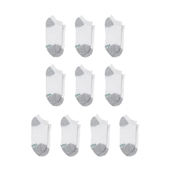 Hanes Boys Socks, 10 Pack No Show, Sizes S - L