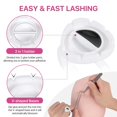 thumbnail image 5 of Lash Extension Fournit des Anneaux de Colle pour les Extensions de Cils 100PCS Cils Colle Anneaux Porte-Colle de Cils Ventouse pour les Fournitures d'Extension de Cils (Blanc), 5 of 5