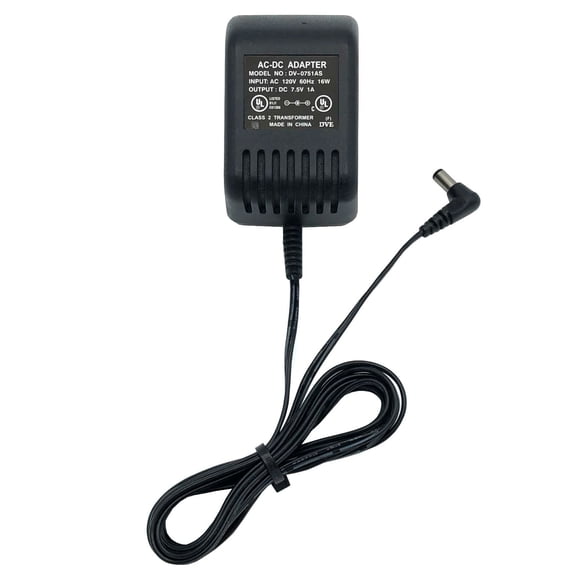 Pre-Owned Genuine DVE 7.5W AC Power Adapter DV-0751AS Class 2 Transformer 7.5V 1A
