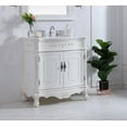 thumbnail image 6 of Elegant Decor Danville 32" Solid Wood Single Bathroom Vanity in Vintage Mint, 6 of 6