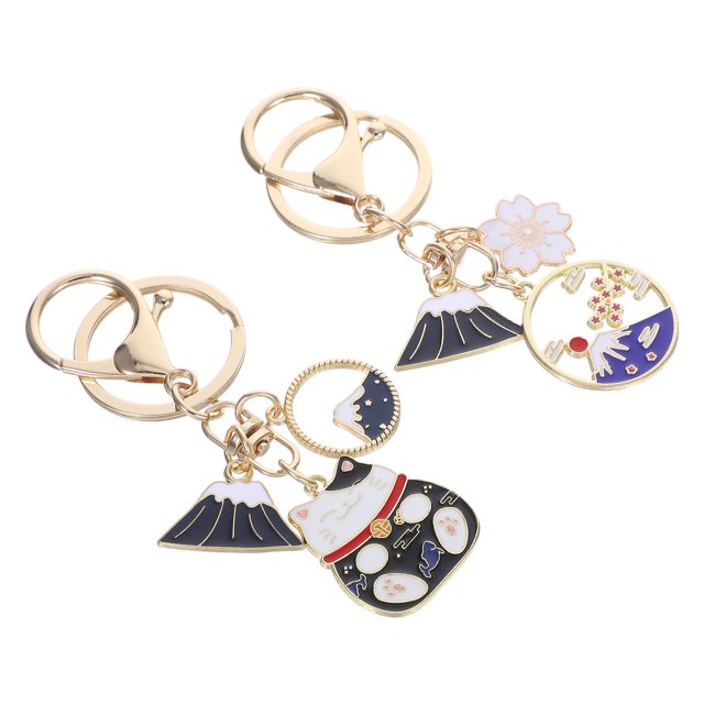 unbranded 2Ud Japonés Para Con Elementos De Cerezo Y Fuji En Material Resistente